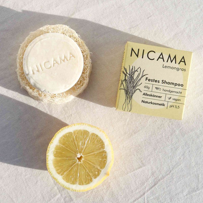 NICAMA - Festes Shampoo - Lemongras