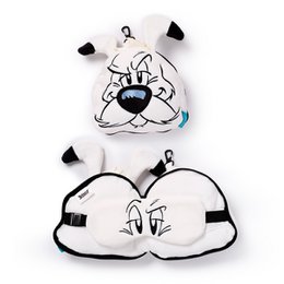 Relaxeazzz Idefix (Dogmatix) Asterix Plys rejsepude & øjenmaske