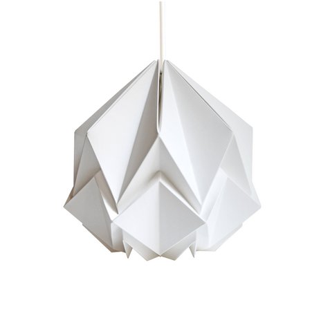 Origami Plain Color Paper Pendant - Size S