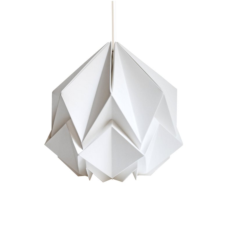 Origami Plain Color Papier Anhänger - Größe S.