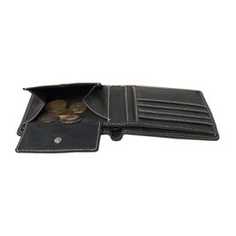 Herrenbrieftasche aus Büffelleder – Kompaktmodell – RFID