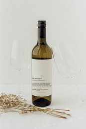 Ensemble d'étiquettes de vin (2 pièces) - différents motifs