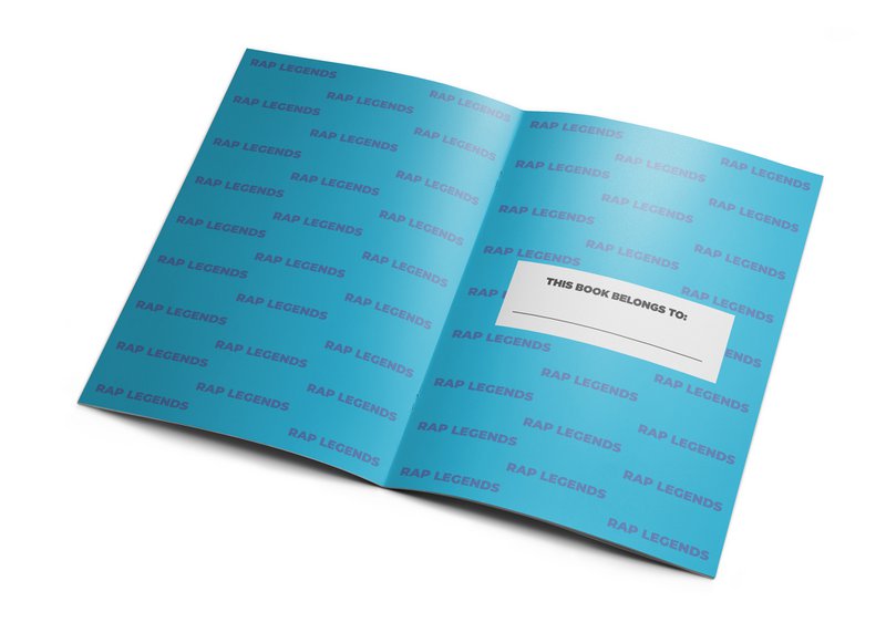 Libro di attività da colorare di leggende del rap