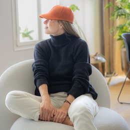 CASQUETTE en feutre de laine mixte
