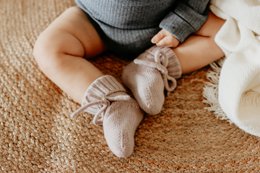 Calzini da neonato in lana merino