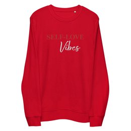 Sweatshirt i økologisk bomuld - Self Love Sweatshirt - Miljøvenlig økologisk bomuld - BRODERI