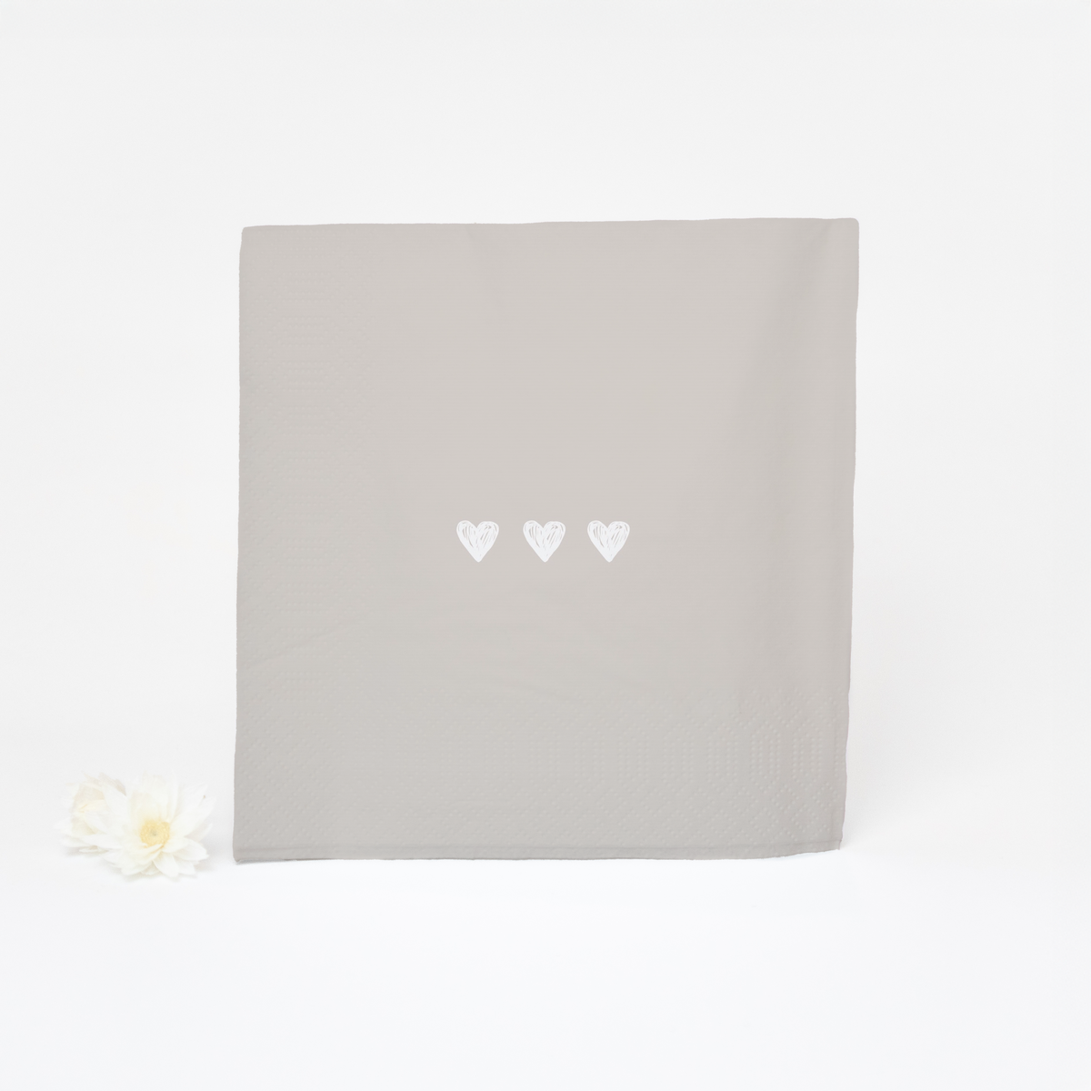 Serviette "heureux est à vous"