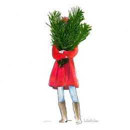 Fir branch
