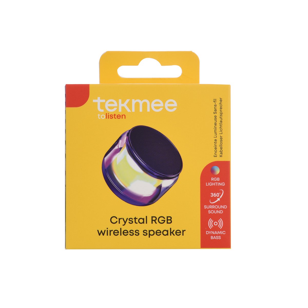 Tekmee Crystal RGB Wireless-Lautsprecher