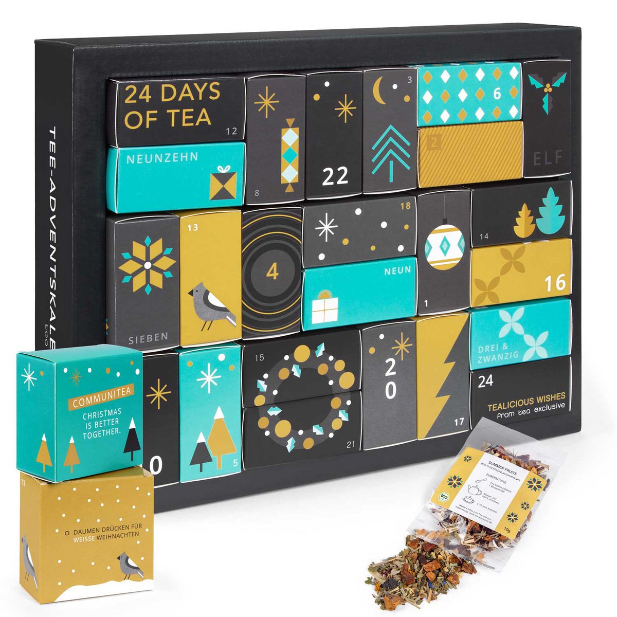 Adventure Tea Advent Calendar - Premium loose tea and other extras