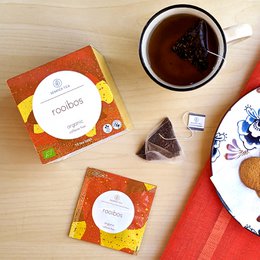 Tè biologico ROOIBOS I Piramide in bustina NO PLASTICA