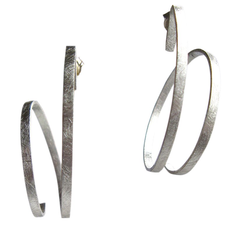 Boucles d'oreilles torsadées E 997