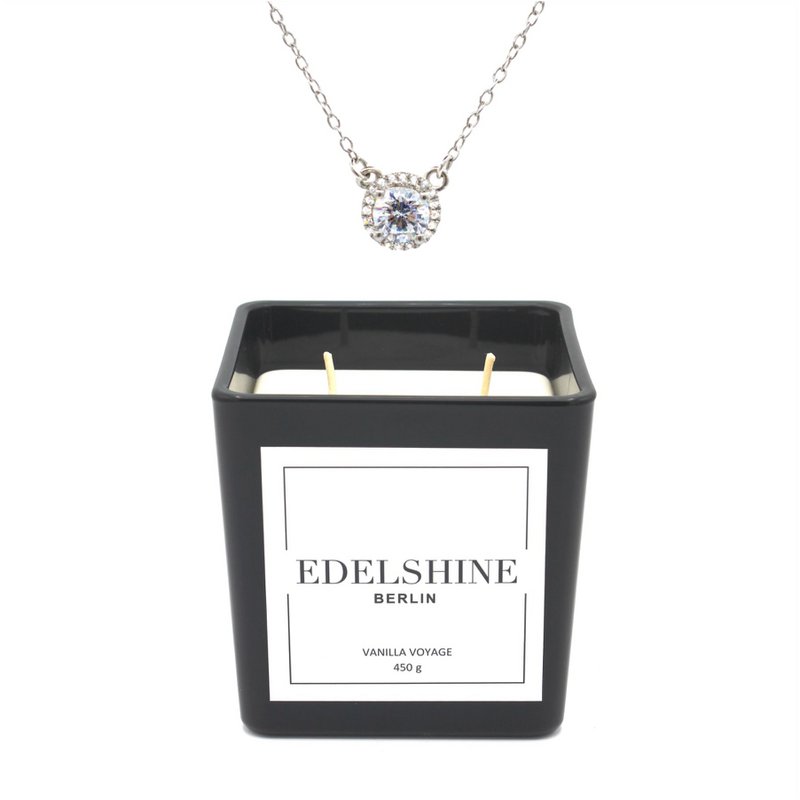 Grande Bougie Parfumée & Collier Classique