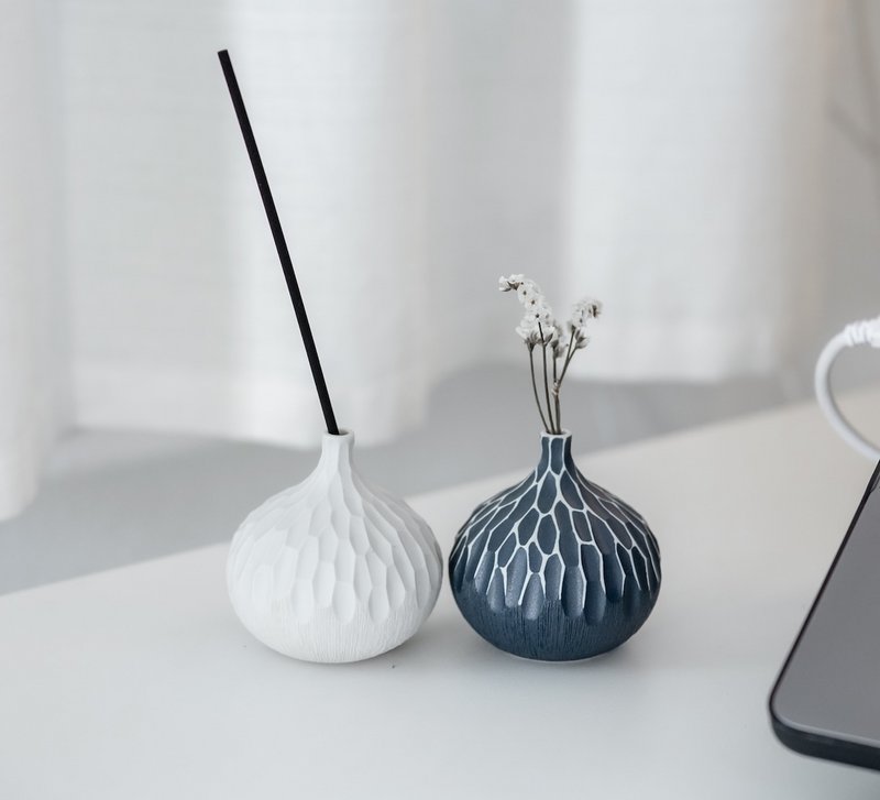 Handgefertigte Mini-Kongo-Vase – Baumrinde