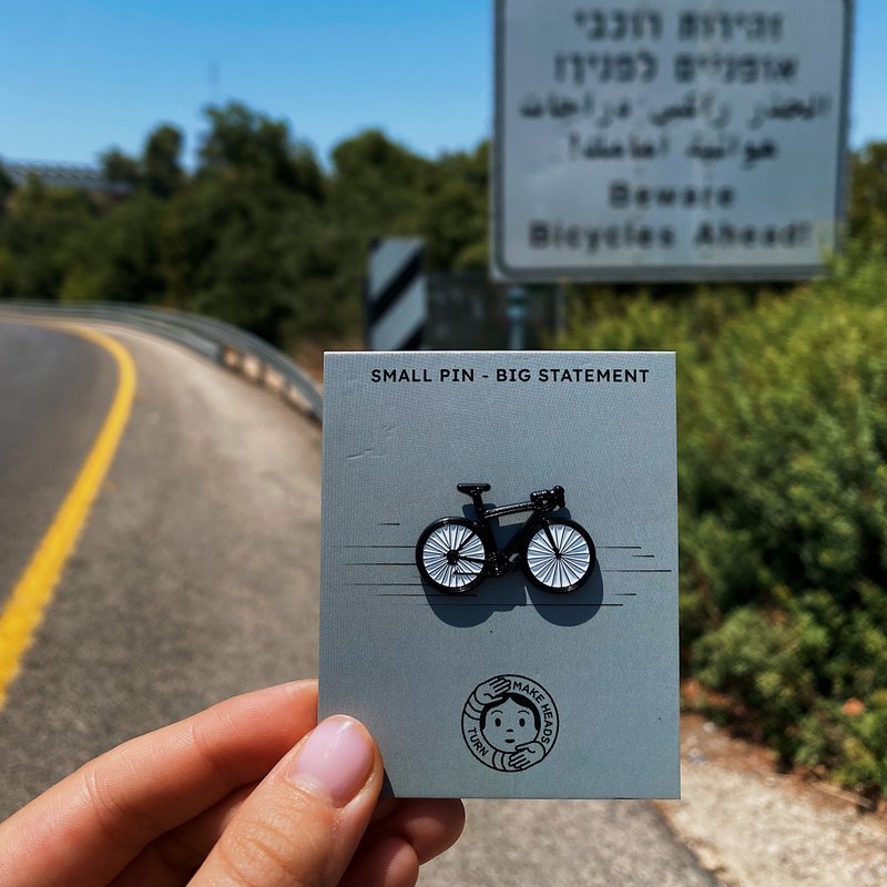 Pin di smalto "bicicletta"