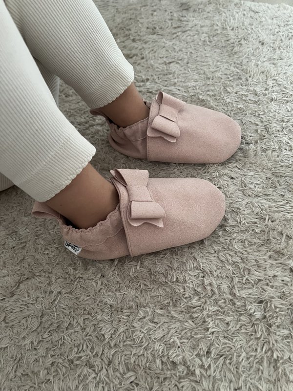 Børnesko RecyStep sløjfe gammel pink