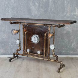 Steampunk Tischlampe