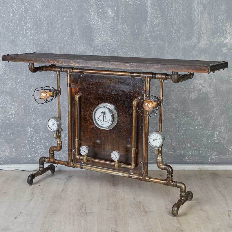Steampunk Tischlampe