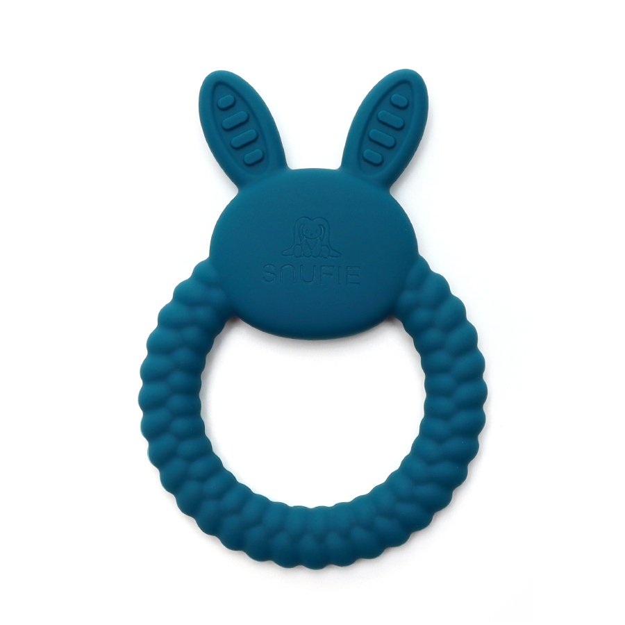 LAPIN | Jouet de dentition en silicone souple | COBALT