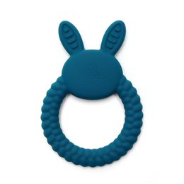 BUNNY | Soft Silicone Teething Toy | COBALT