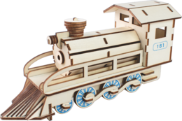 Kit de construcción Locomotora de vapor - madera