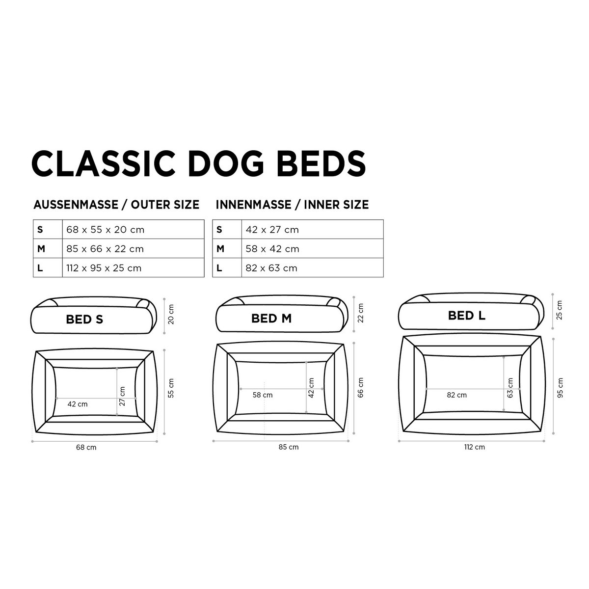 GLAM CLASSIC HUNDEBETT