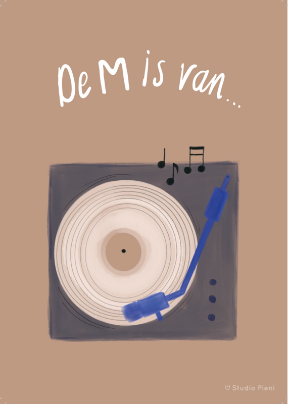 Posters A4 alphabet: the M is for....