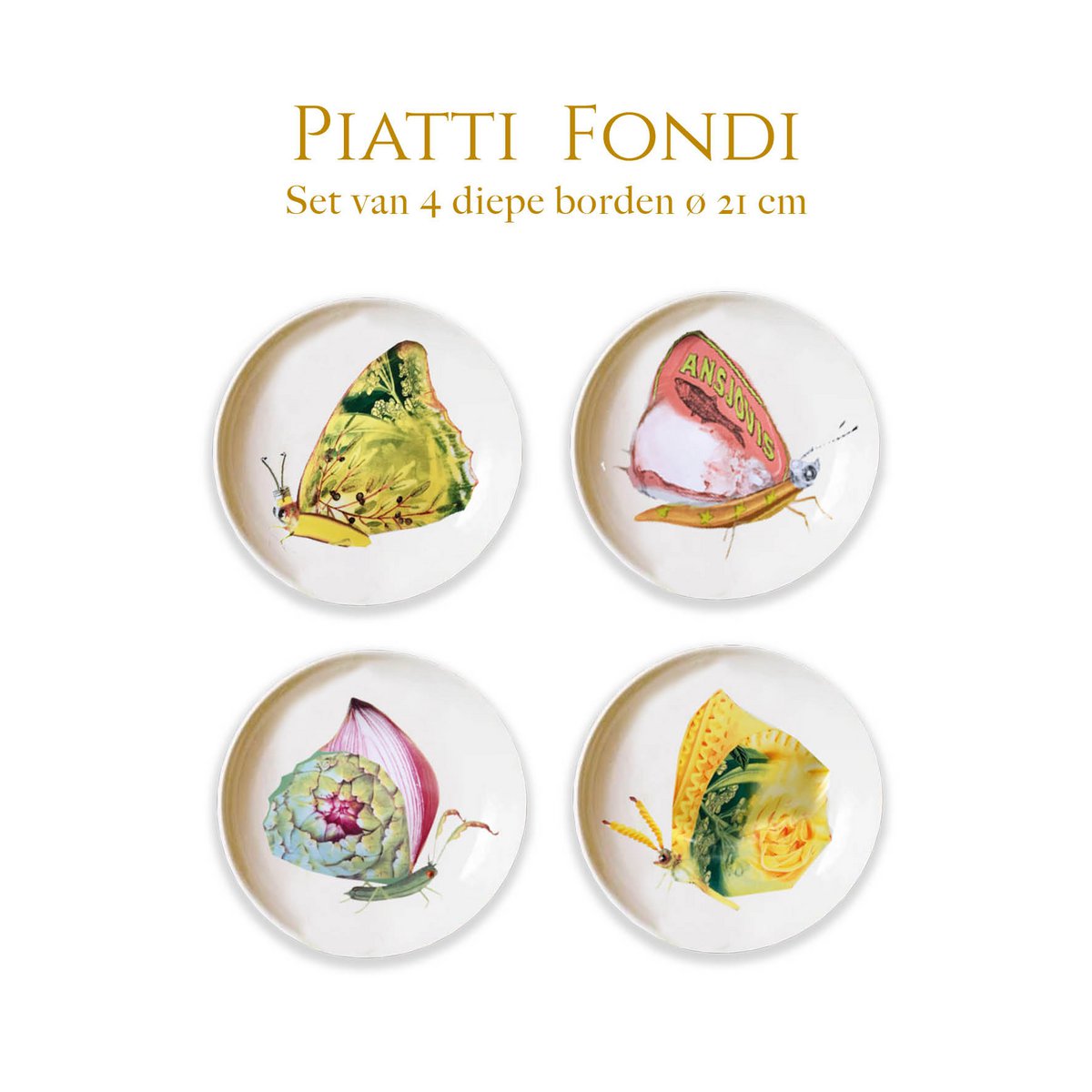 La dolce vita di una farfalla - Piatti Fondi