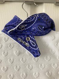 Echarpe Drool Paisley Bleu