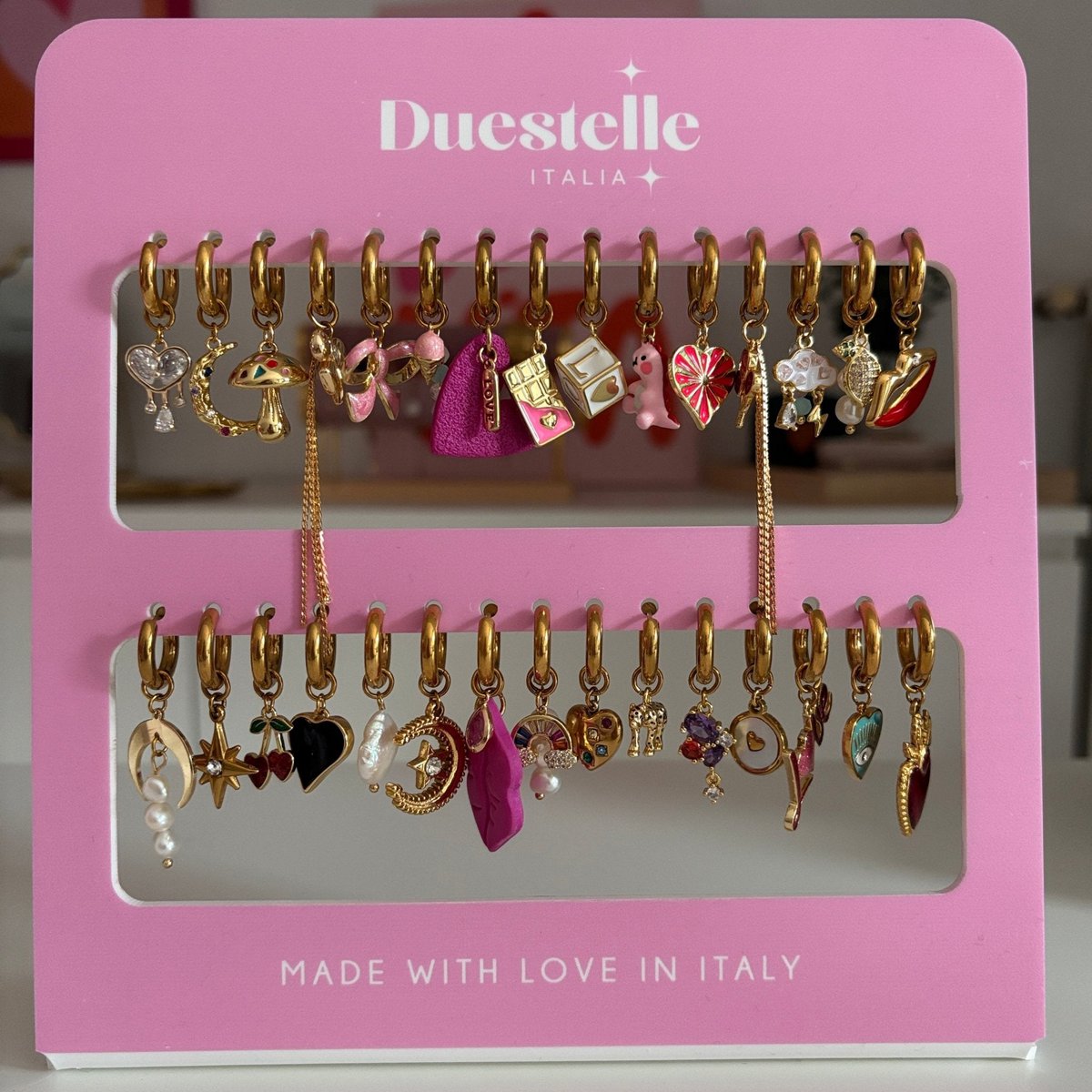 SWEET CRUSH HOOP PINK – Orecchino singolo