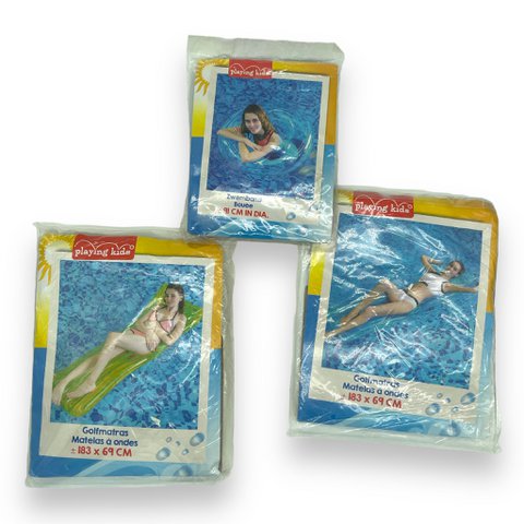 Timmy Toys - KV004 - Blow Up Matras - 168x69cm - 2 Farben - 2 Modelle