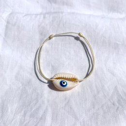 Shell & Blue Eye Gel-armband
