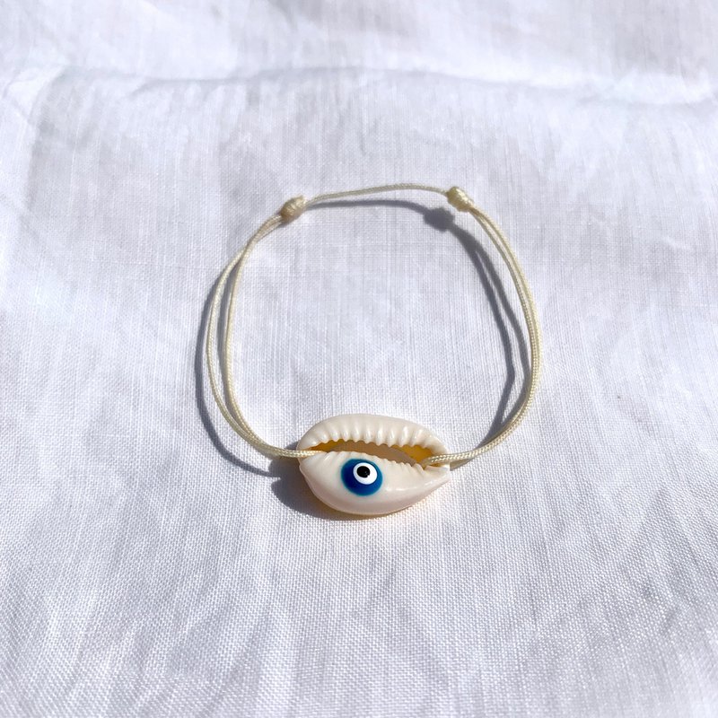 Shell & Blue Eye Gel-Armband