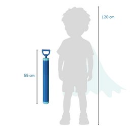 Pistolet wodny Water Shooter 55 cm, zasięg do 12 m, niebieski