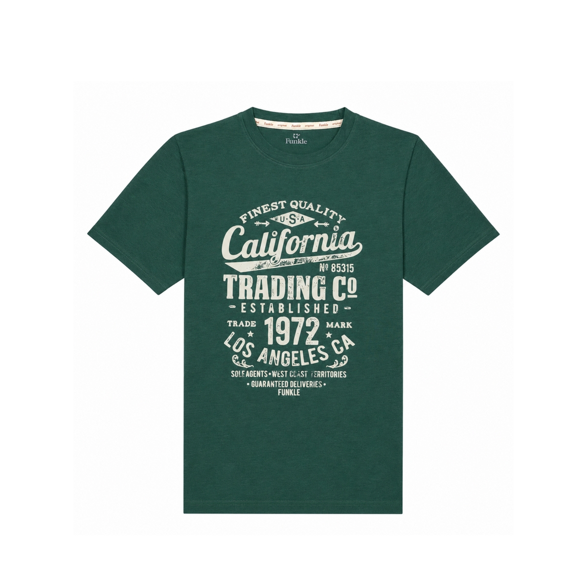 T-shirt da ragazzo Funkle – Verde