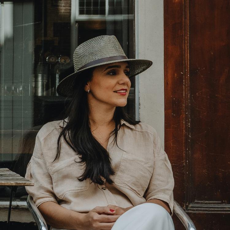 Veracruz · Green panama style hat