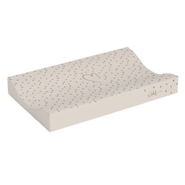 changing mat 72x44cm allover Heart Taupe
