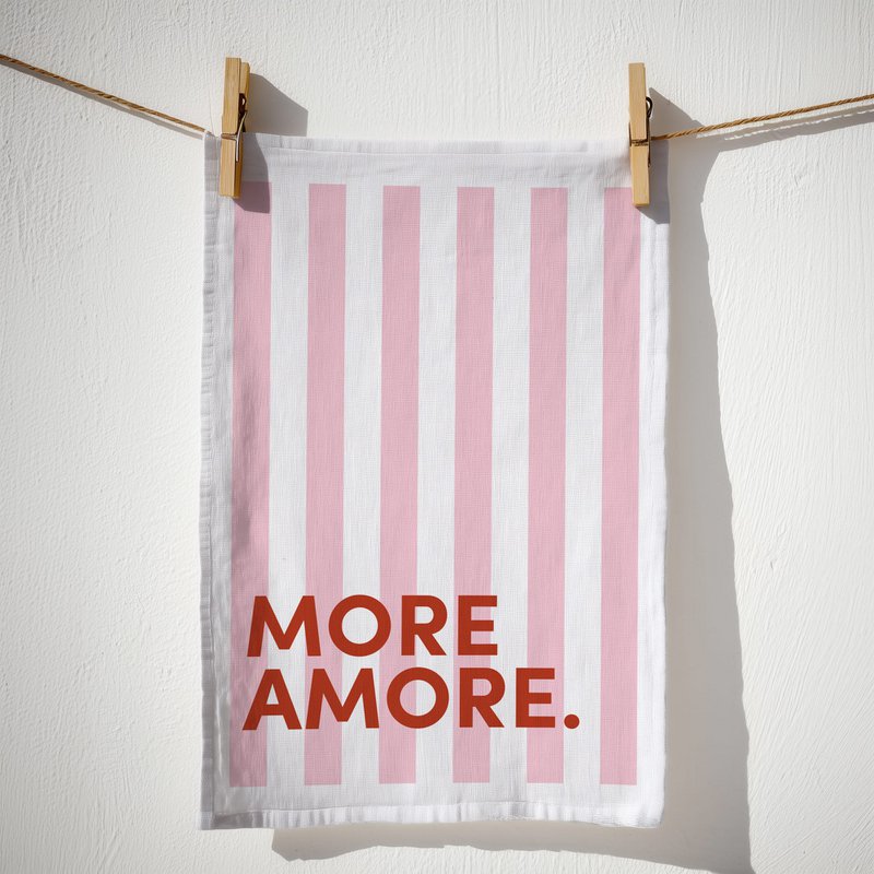 Geschirrtuch Bio Baumwolle - More Amore - Nr. 8