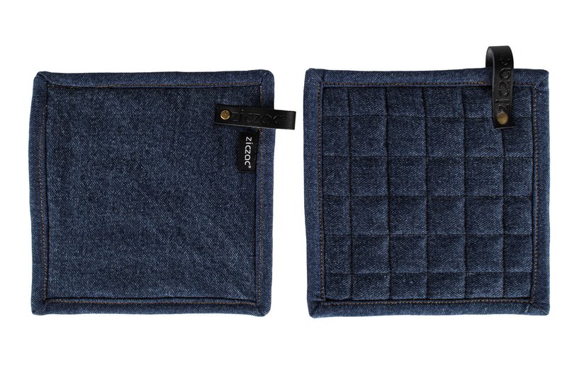 Grydelapper DENIM - SÆT/2 - 20x20 cm