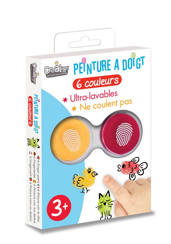 Pack 6 Fingerstempelkissen