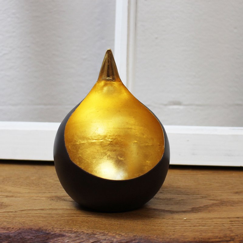Tealight bowl Bola bronze / golden 15cm