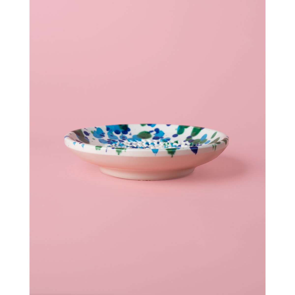 Piatto in ceramica Grattugia aglio PICCOLO / Corallo