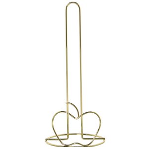 GOLD METAL KITCHEN ROLL HOLDER °14X33CM LL80061