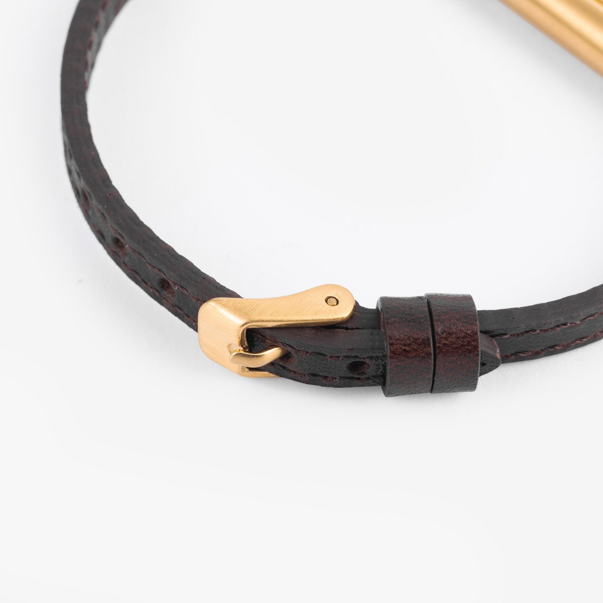 Self-defense Bracelet - Classic - Wood | Gold