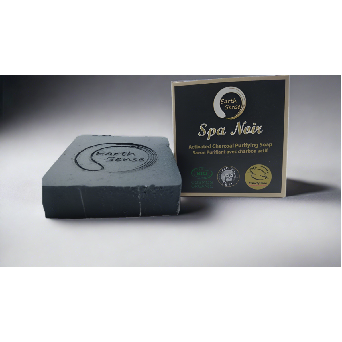 Organic Certified Spa Noir - Solid Soap met geactiveerde houtskool - 90G