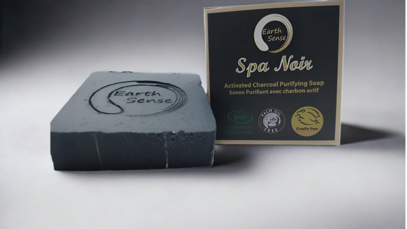 Organic Certified Spa Noir - Solid Soap met geactiveerde houtskool - 90G