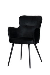 Poltroncina nera (set di 2)