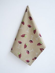 Wine tea towel