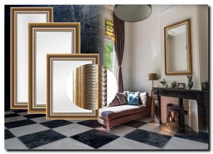 Mirror Cesarino Antique gold