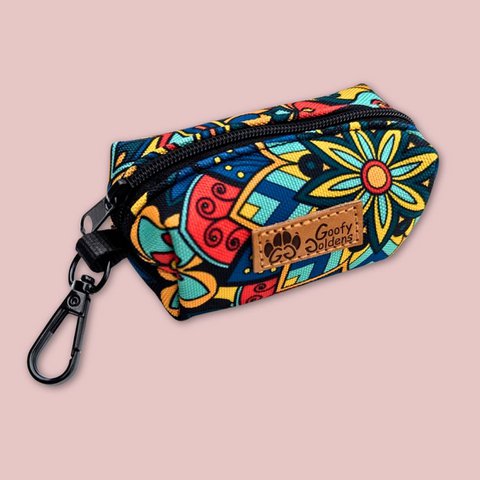 Mandala waste bag pouch